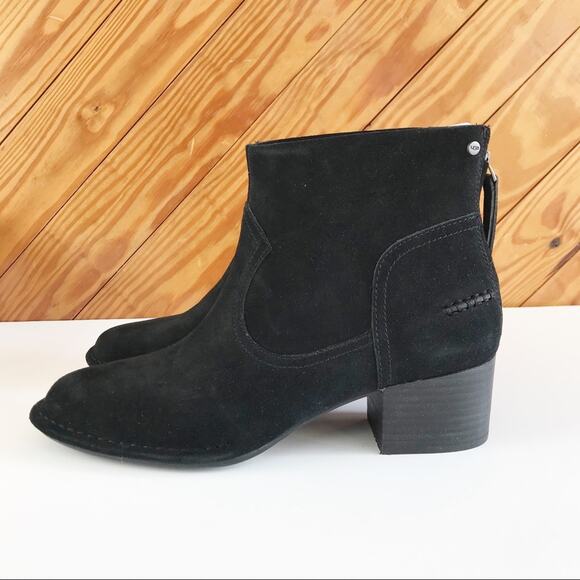 UGG Bandara Black Suede Ankle Boot - Picture 6 of 10
